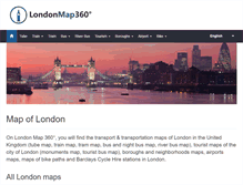 Tablet Screenshot of londonmap360.com
